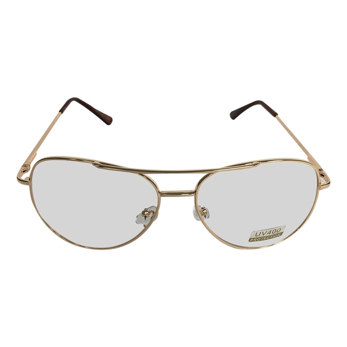 Silver Frames With Clear Lens Aviator Glasses Napoleon Dynamite Bill Lumbergh