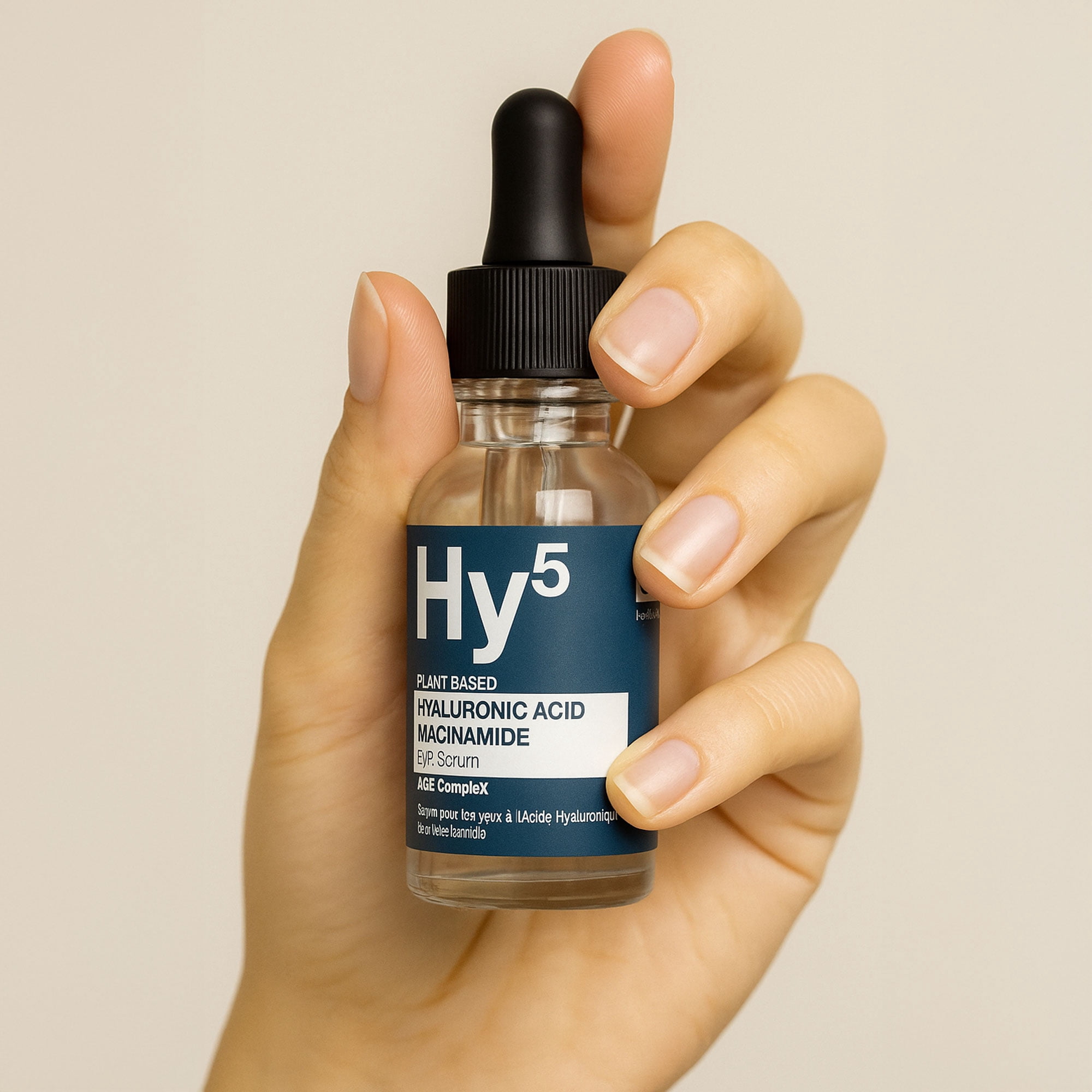 Dr Botanicals Hyaluronic Acid & Niacinamide Eye Serum, Hydrating & Brightening Under Eye Treatment for Dark Circles, Puffiness & Fine Lines, 4.10 fl oz