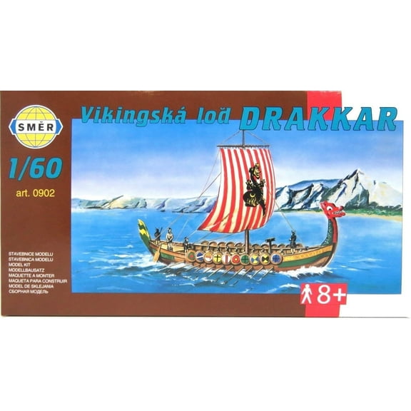 Viking Ship Drakkar (1/60 plastic model kit)