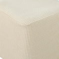 thumbnail image 4 of Funda de poliéster para taburete otomano de 10'-13', protector suave para muebles de sala de estar beige, 4 of 6