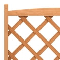 thumbnail image 5 of vidaXL Planter with Trellis Brown Solid Wood Fir, 5 of 5