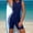 Navy, variant on Babcutegg Swim Wear Set for Women Casual Fashion Crew Neck Tight Fitting Pullover Womens Diving Suit Black Size S
