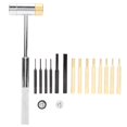 thumbnail image 1 of UTAH-17Pcs Punch Set Gunsmith Punch Set Elite Gunsmithing Tool, Double Faced Hammer and Punch Set Brass Stainless Steel Punch Set for Gunsmithing Maintenance, 1 of 3