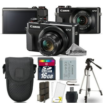 Canon PowerShot G7 X Mark II Digital Camera - Flip Screen, Bundles
