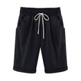 thumbnail image 1 of OUSITAID Womens Summer Shorts Solid Five Points Plus Size Pants on Clearance, 1 of 6