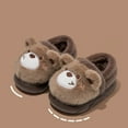 thumbnail image 4 of LIIPEE Kids Cartoon Slippers For Girls And Boys Cute Non- Flat Bottom Slipper Booties Fall Winter Warm Fuzzy Comfortable House Shoes,2-3 Years, 4 of 5