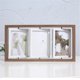 thumbnail image 1 of 4x6 Rotating Picture Frame Desktop Rustic 4x6in Wooden Photo Frames, Double Side-Display 6 Photos, Floating 4x6 Collage Family PictureFrame for Tabletop Display, 1 of 4