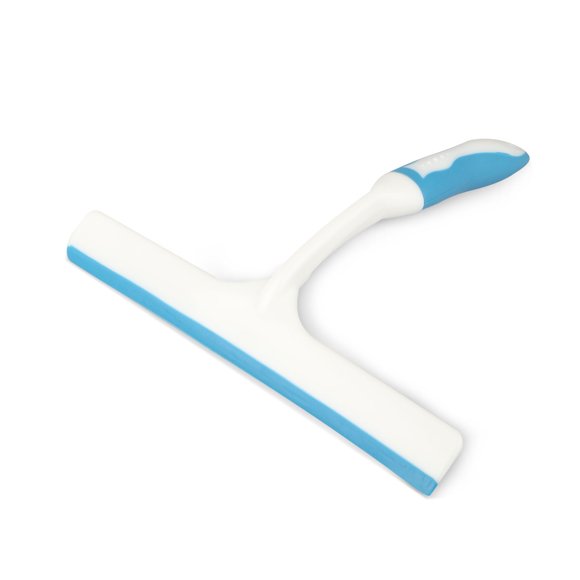 Raclettes de Douche, 2 Pcs/1 Pcs Raclette Portative Sans Traces avec Raclette de Nettoyage de Fenêtre en Caoutchouc de 10 Pouces Outil de Nettoyage pour Laver Porte de Douche, Salle de Bain, Cuisine, Verre, Voiture