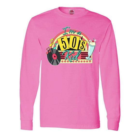 Inktastic I'm a 50's Kid 1950's Style Birthday Jukebox Long Sleeve T-Shirt