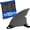 Gray, variant on Fin Fun Grey Shark Fin Monofin with Carry Bag, 2 Pieces