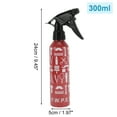 thumbnail image 4 of Unique Bargains 1 Pc Refillable Spray Bottles Tools Pattern Hair Spray Bottles for Hair 300ml Red, 4 of 6