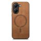 thumbnail image 2 of For Xiaomi Poco X7 Pro 5G Leather Back Case Compatible with MagSafe Skin-touch Phone Cover - Green, 2 of 4