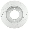 thumbnail image 2 of Brake Rotors,CCIYU Premium Performance Front Brake Rotor fit for 1995-2002 for Toyota 4Runner,1995-2004 for Toyota Tacoma, 2 of 5