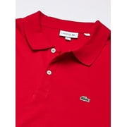 Lacoste Short Sleeve Jersey Interlock Regular Fit Mens Polos Size XL, Color: Red