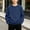 Navy, variant on DJDLJWCJ Boys Long Sleeve Sweatshirt Solid Color Crewneck Pullover Boys Stretch Soft Lightweight Sweatshirts Orange Size 3T