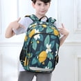 thumbnail image 6 of FORMRS Unisex School Backpack 17" Student Travel Bag with Laptop Compartment, Lemon Leaves, 6 of 7