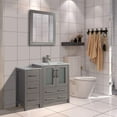 thumbnail image 4 of Vanity Art VA3024-72G 72 in. Double Sink Bathroom Vanity Set, Gray, 4 of 5