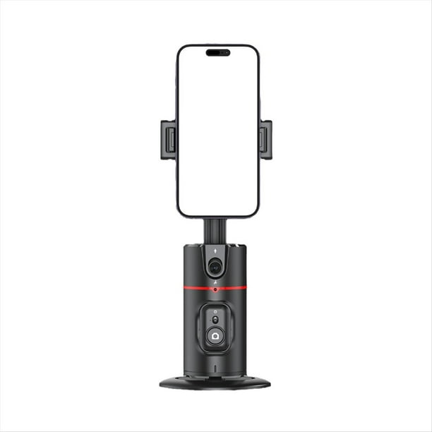 Trípode con Seguimiento Automático, Rotación de 360°, Soporte para Teléfono con Seguimiento Automático, Recargable, Soporte Inteligente para Grabación de Video.