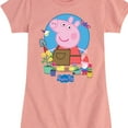 thumbnail image 3 of Peppa Pig - Peppa And Flowers - Girls Toddler And Youth Fitted Short Sleeve Tee, 3 of 5