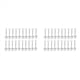 thumbnail image 1 of Paquete de 40 Cucharas de Espresso con Forma de Pala, Minicucharas de Café de Acero Inoxidable de 4,7 Pulgadas, Cucharas PequeñAs para Postre, Té, 1 of 5