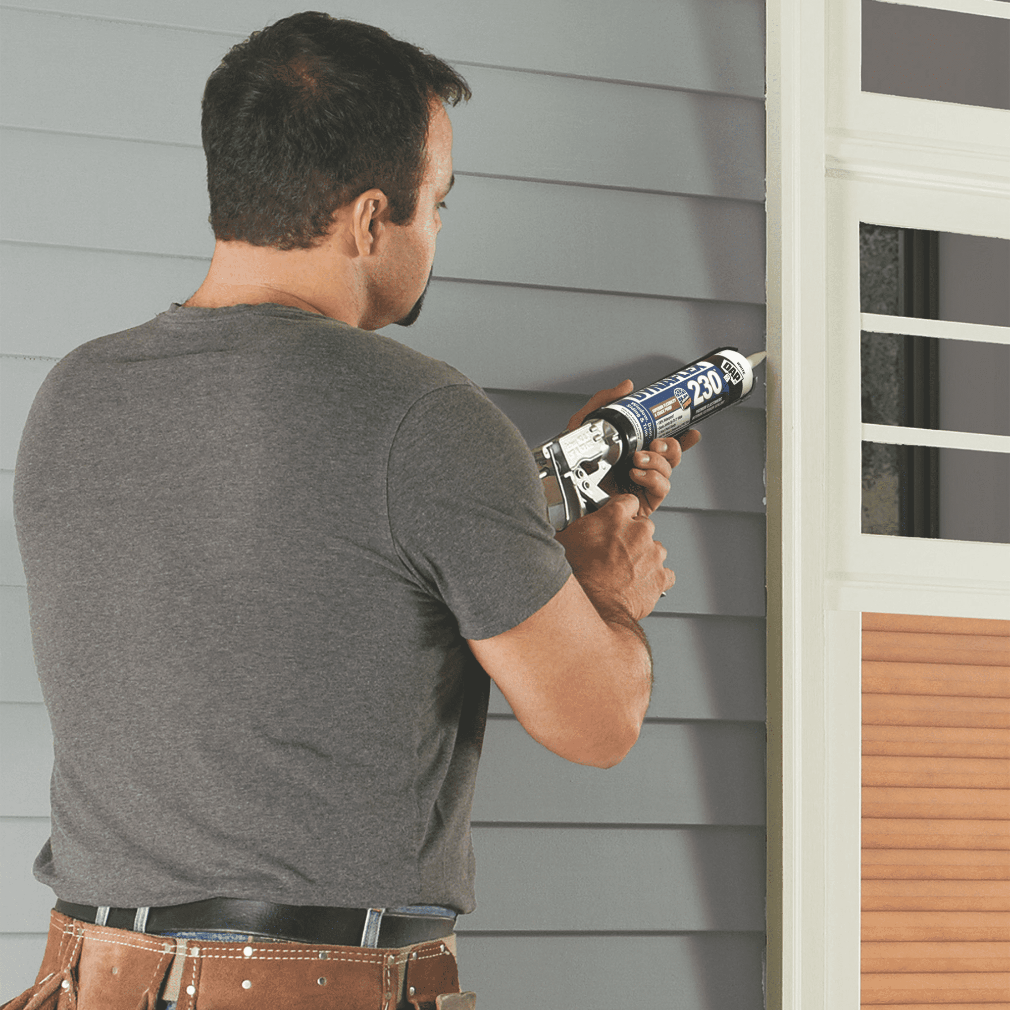 (6 pack) DAP Dynaflex 230 10.1 oz Clear Premium Sealant Caulk