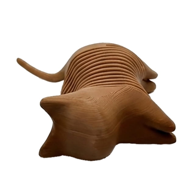 3D Printed Bouncing Spring Desk Toy | Cute Decor Toy For Home Stress And Fun Miniature Animal Model