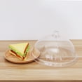 thumbnail image 6 of FRCOLOR food covers Cover Dome Screen Protector Cake Dome Fly Cake Cheese Butter Dessert Cover Microwave Plate Cover for Outdoor Indoor,10.43"X10.43"X4.72", 6 of 10