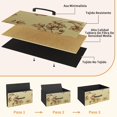 thumbnail image 4 of SIMPLE ESPACIO Cajonera,Cajonera para Recamara,Comoda Cajoneras para Recamara,Tocador Peque&ntilde;o con 5 Cajones con Estampados Art&iacute;sticos,Adecuado Paras Dormitorio,Sala Estar,Estudio, 4 of 8