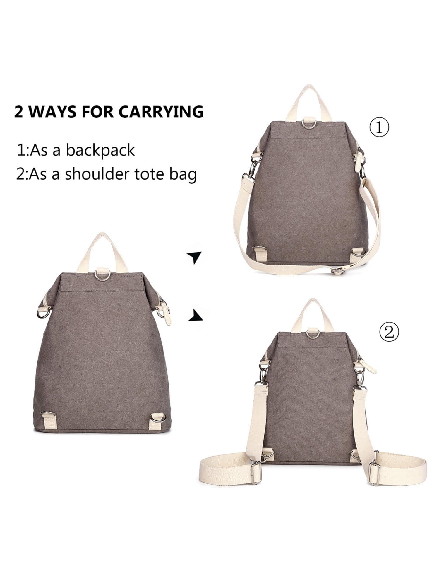 Funky Womens Brown Leather Backpack Purse Bookbag Purse Cool Backpacks –  igemstonejewelry