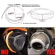 thumbnail image 5 of Protector de Escape Kenally Universal para Motocicleta Tubo de Bicicleta de Tierra Cierre de Acero Inoxidable Silicona, 5 of 6