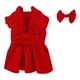 thumbnail image 5 of Vestido de princesa navideña para perro y pajarita, trajes para cachorros de gato, ropa para chihuahua. M, 5 of 9