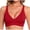 Red, variant on Nfurl Women's Jelly Bras Seamless WIreless Deep V Neck Plunge Bra Comfy Support Push up Sport Bra for Large Bust Wirefress Everyday Bras Red S