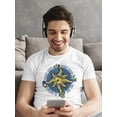 thumbnail image 2 of Pirate Octopus Crew T-Shirt Men -Image by Shutterstock, Male 4X-Large, 2 of 4