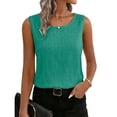 thumbnail image 6 of Young Womens Clothes Kelon Womens Summer Sleeveless Tank Tops Cowl Neck Boho Tops Outfits Trendy Clothes 2026 Casual Summer Tshirt, 5XL, 6 of 8
