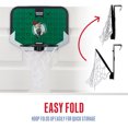 thumbnail image 6 of Franklin Sports NBA Boston Celtics Mini Over the Door Basketball Hoop - Kids Indoor Mini Basketball Hoop with Basketball - NBA Fan Shop Mini Hoop for Bedroom + Office - Over the Door Mini Hoop Set, 6 of 12