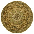 thumbnail image 2 of SAFAVIEH Classic Chandler Oriental Wool Area Rug, Taupe/Light Green, 6' x 6' Round, 2 of 12