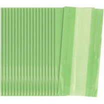 Unique Industries Green Solid Print Birthday Party Bags, 30 Count