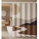 thumbnail image 3 of Cortina de ducha 180 x 200 cm Vevor Poliéster Impermeable 12 ganchos, 3 of 5