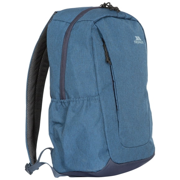 Trespass Unisex Backpack Alder - 25L, Front Zip Pocket, Inside Pocket, Padded Shoulder Straps, Side Pockets, Polyester Ripstop Melange