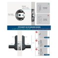 thumbnail image 3 of Front Door Keyless Entry Lock With Touchscreen Keypad, Anti-Peep Feature, Auto-Lock, Matte Black Finish, 4-Pack ,Multi Purpose, 3 of 4