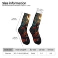 thumbnail image 2 of Logiee Banana Leaf Meditating Gorilla Print Adult Socks for Men & Women,Calf Socks, Ankle Socks,Boots Socks,Breathable Casual Sock,Unisex Crew Socks, 2 of 6