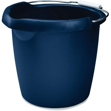 Rubbermaid Roughneck FG296900ROYBL Utility Bucket 15 qt Capacity Square Plastic Royal Blue