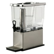 Service Ideas CBDT3SS Cold Beverage Dispenser, Rectangular, 3 Gallon, Silver