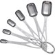 thumbnail image 1 of Juego de cucharas medidoras THLHKD de acero inoxidable, 6 piezas, 1 of 7