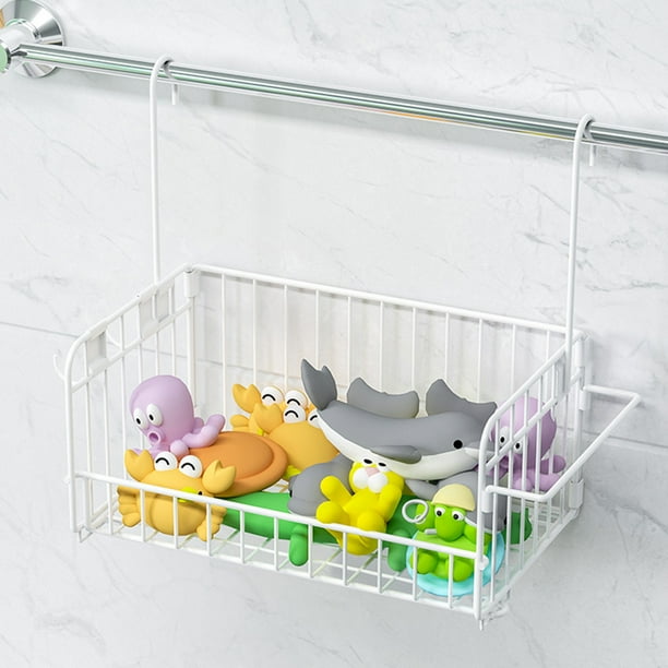 Estante de ducha plegable, sin perforación, extraíble, multiusos, para lociones de gel de ducha
