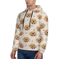 thumbnail image 3 of Lsque Labrador Retriever Dog Pattern Casual Men's Hoodie,Hooded Sweatshirt with Kangaroo Pocket,Pullover Hoodie-X-Large, 3 of 7