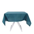 thumbnail image 2 of BalsaCircle 6 Pieces 54" x 54" Peacock Teal Square Polyester Tablecloths Table Cover Linens, 2 of 8