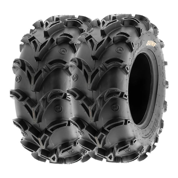 SunF 25x812 25x8x12 ATV UTV All Terrain Tire 6 PR A050 (Pair of 2