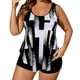 thumbnail image 4 of Tankini de talla grande, traje de baño conservador de dos piezas con estampado, traje de baño de dos piezas para mujer, trajes de baño tankini para mujer, traje de baño de 2 piezas para mujer, trajes, 4 of 6