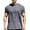Grey, variant on LUOGENLI Male T-shirts for Mens Men's Basketball Autumn Running Stretch Sports T Shirt Round Neck Fitness Short Sleeve Raglan Solid Color T Shirt Mens T-shirts Graphic Tees Vintage Easter White XL